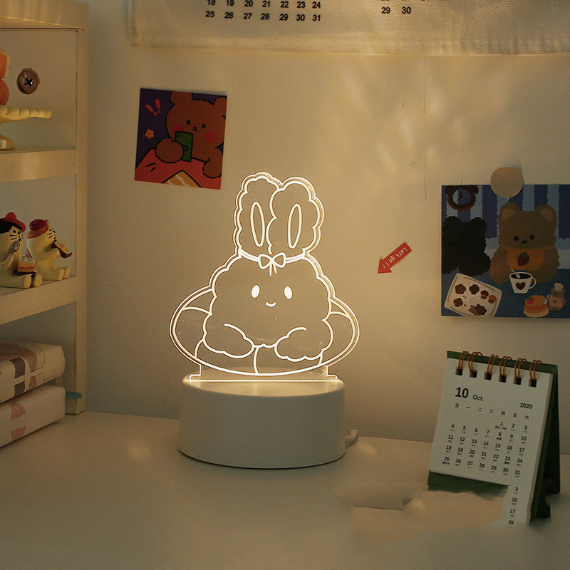 Kawaii USB Gaming/Table Top Bunny Night Light Plus Other Design Options