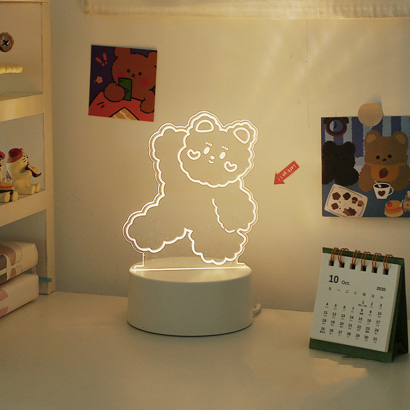 Kawaii USB Gaming/Table Top Bunny Night Light Plus Other Design Options