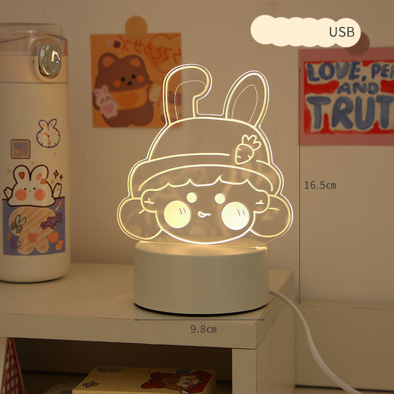 Kawaii USB Gaming/Table Top Bunny Night Light Plus Other Design Options