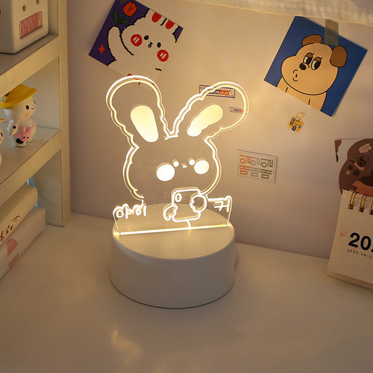 Kawaii USB Gaming/Table Top Bunny Night Light Plus Other Design Options