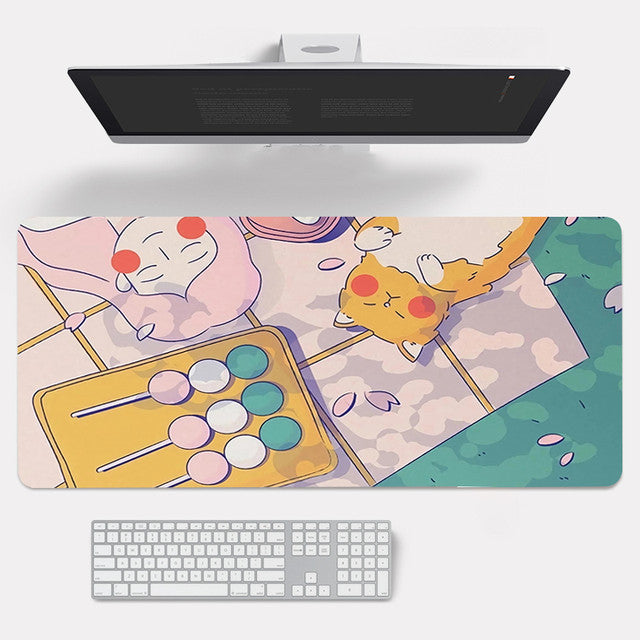 Adorable Cherry Blossom  Inspired Rubber Mouse Pad