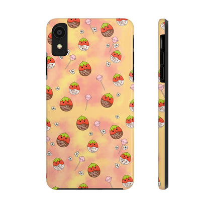 Tasty Chocolate Strawberries and Candy squish inspired Tough Phone Case iPhone 7, 8, X, 11, 12, 13, 14 & more