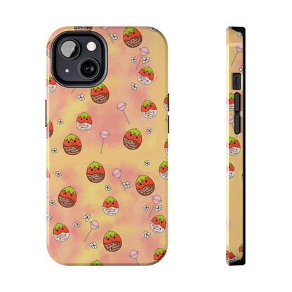 Tasty Chocolate Strawberries and Candy squish inspired Tough Phone Case iPhone 7, 8, X, 11, 12, 13, 14 & more