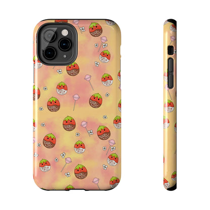 Tasty Chocolate Strawberries and Candy squish inspired Tough Phone Case iPhone 7, 8, X, 11, 12, 13, 14 & more