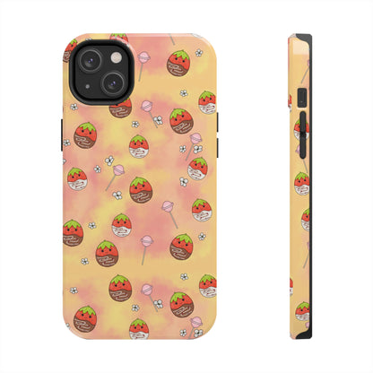 Tasty Chocolate Strawberries and Candy squish inspired Tough Phone Case iPhone 7, 8, X, 11, 12, 13, 14 & more