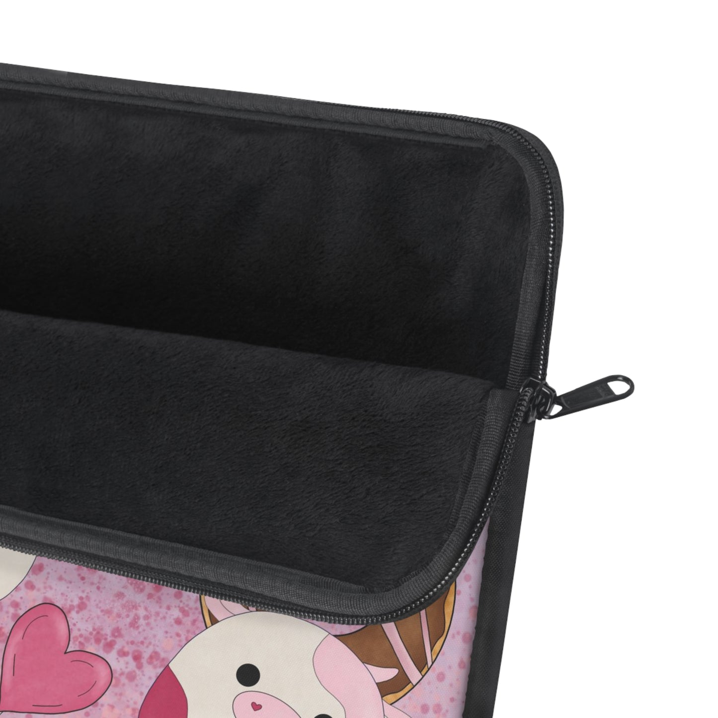 Pink Cow and Sweet Treats Squish Inspired Laptop Sleeve/Case