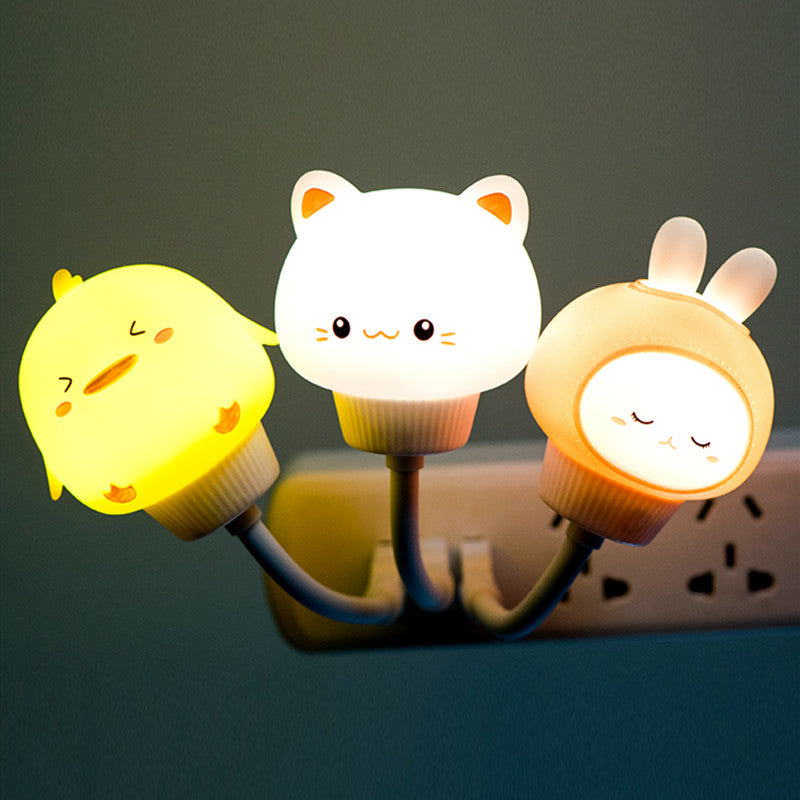 Kawaii USB Cat, Bunny, Chick Night Light Available In Multiple Designs