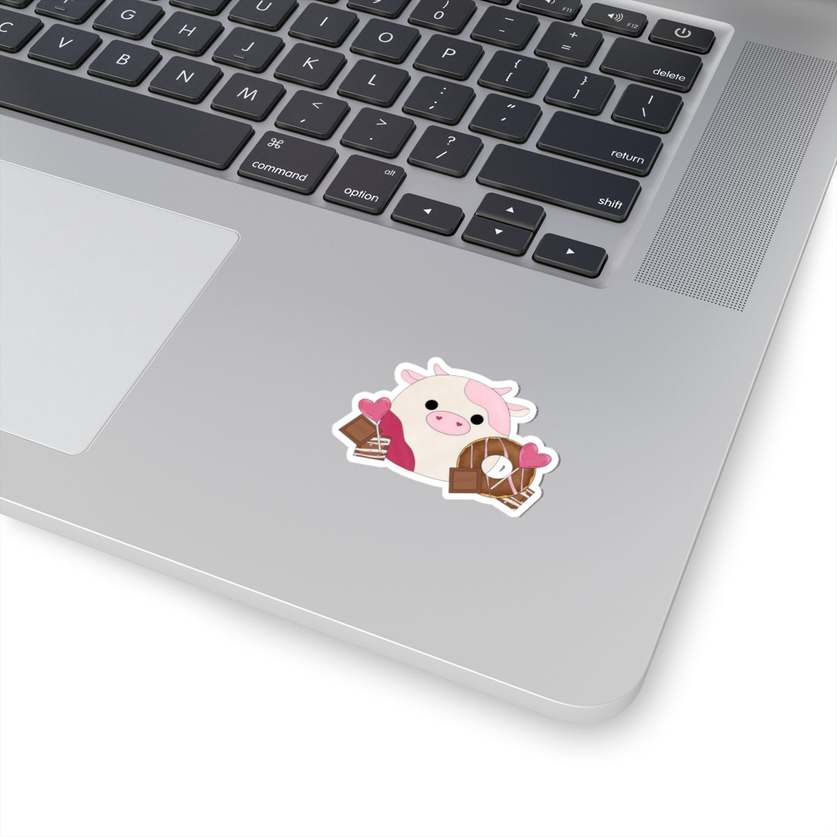 Pink Cow squish inspired + Sweet Desserts Kiss-Cut Sticker