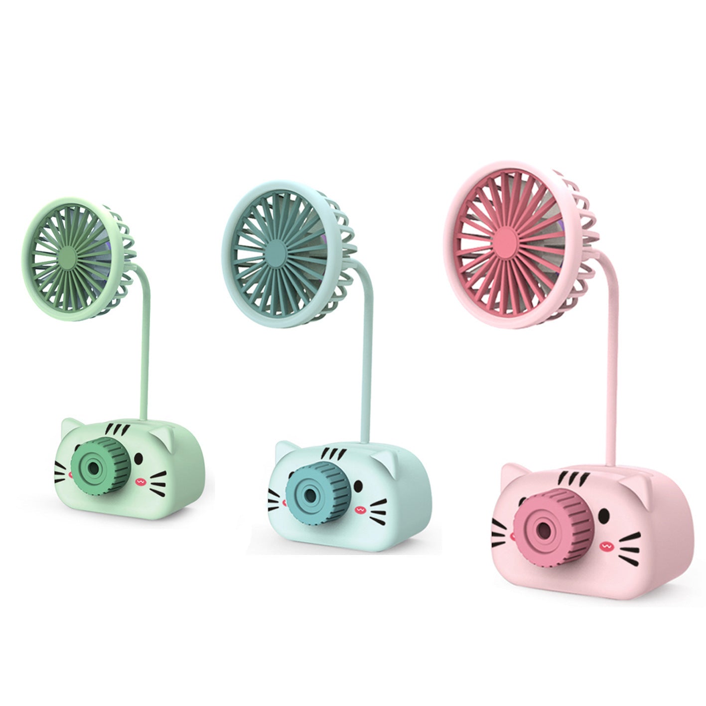 Kawaii Portable USB Mini Fan With Multiple Designs