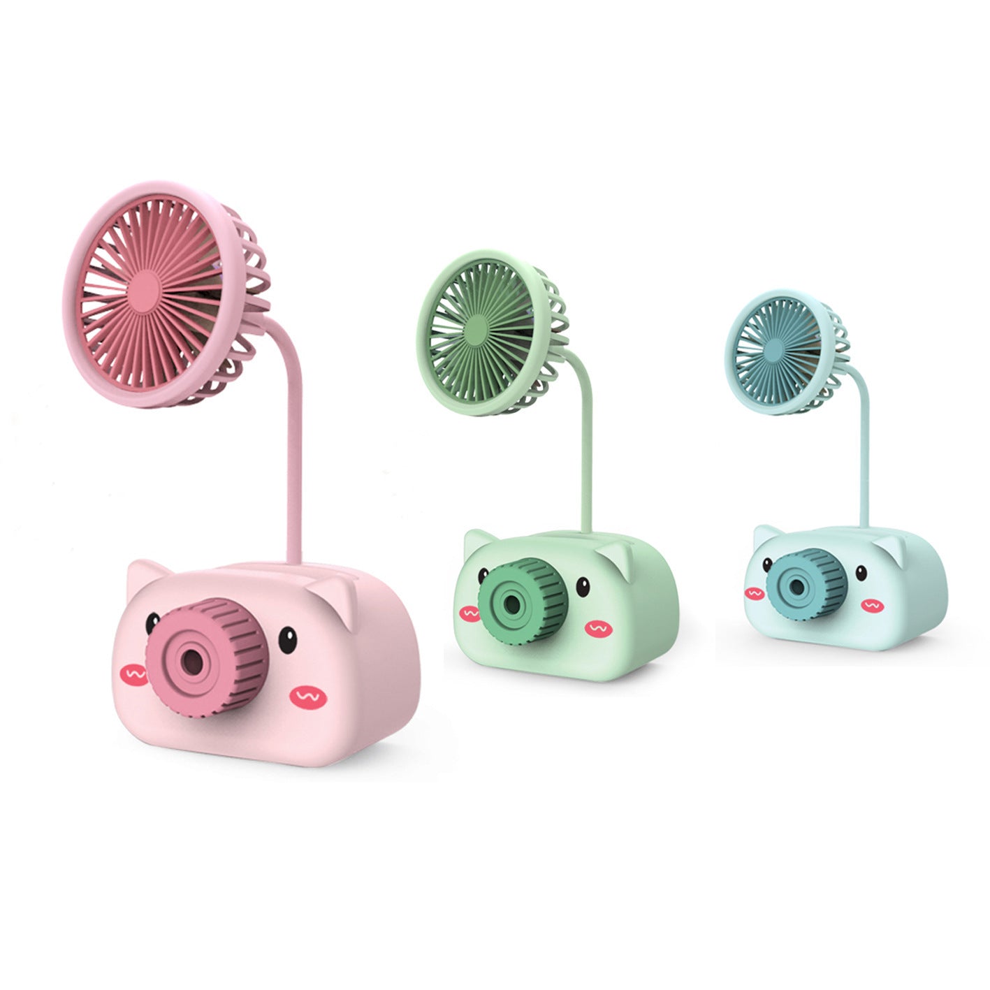 Kawaii Portable USB Mini Fan With Multiple Designs