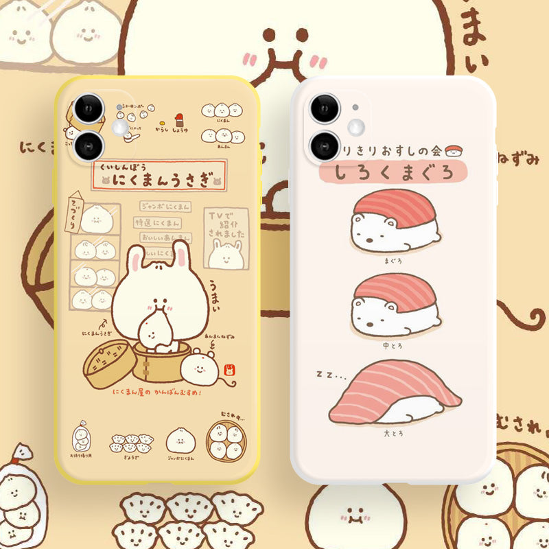 Cozy Dim Sum and Sushi iPhone Case