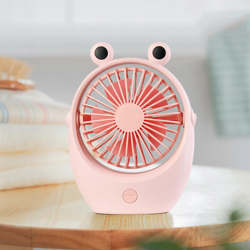 Portable Tabletop Kawaii USB Frog Fan in Multiple Colors