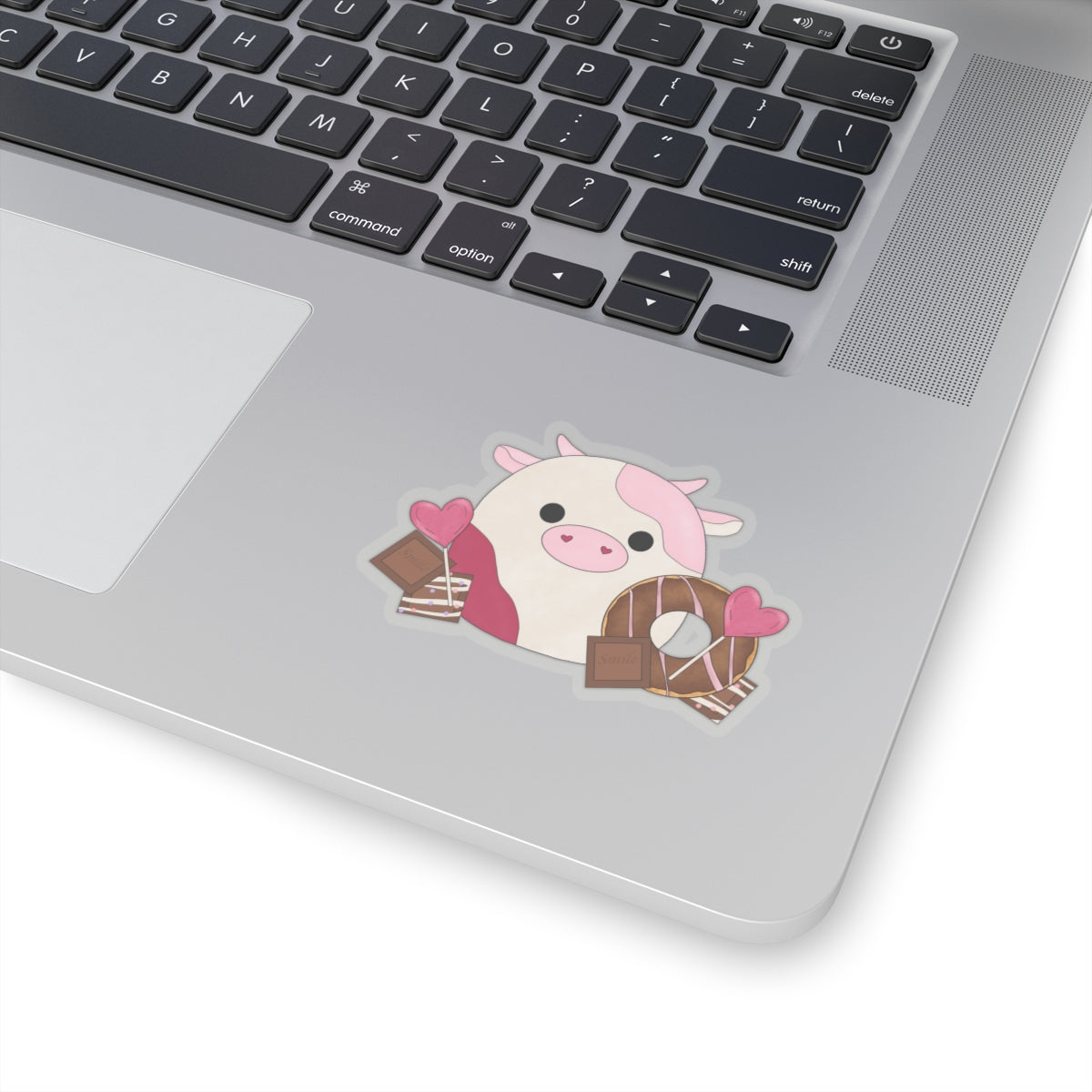 Pink Cow squish inspired + Sweet Desserts Kiss-Cut Sticker