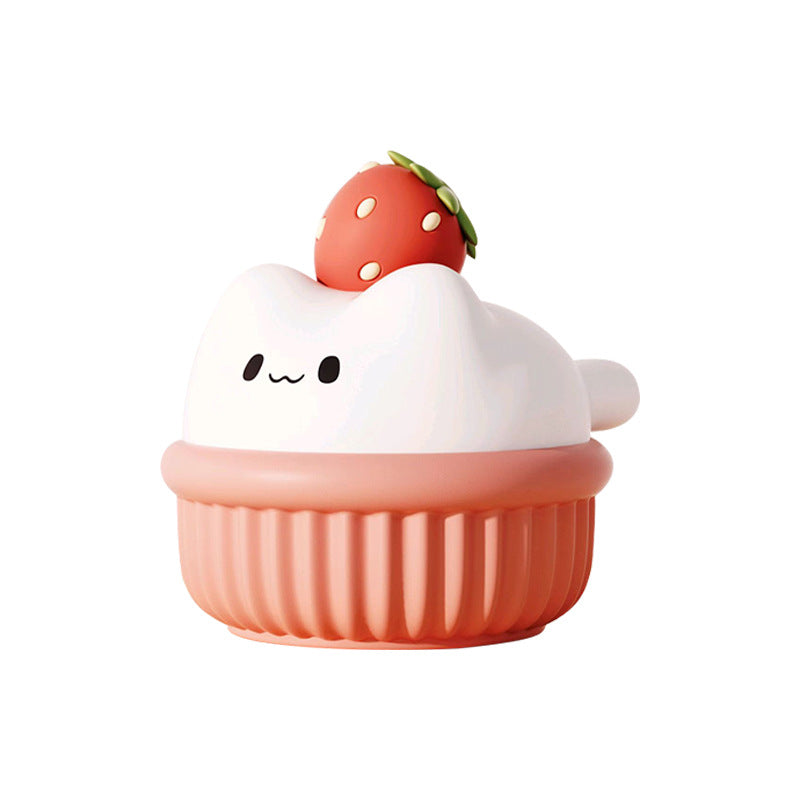 Kawaii USB Cat Cupcake Night Light