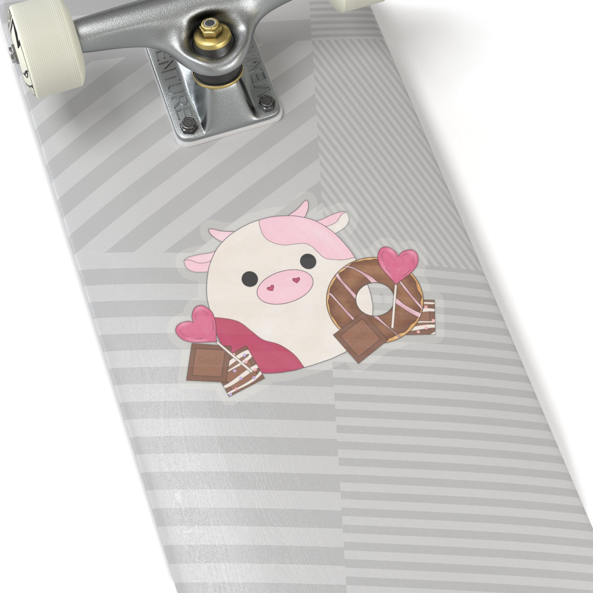 Pink Cow squish inspired + Sweet Desserts Kiss-Cut Sticker