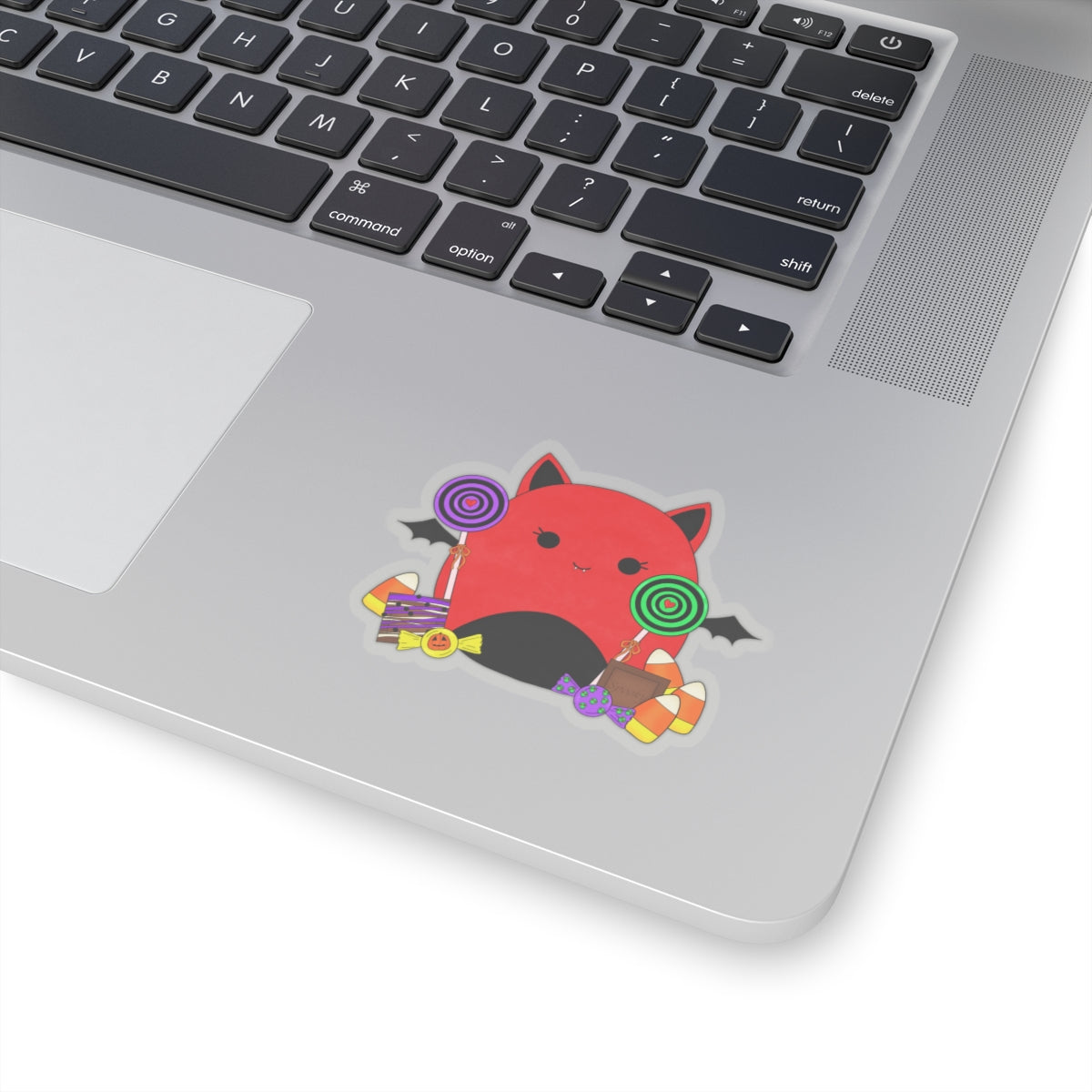 Cute Halloween Bat squish inspired & Candies Kiss Cut Sticker