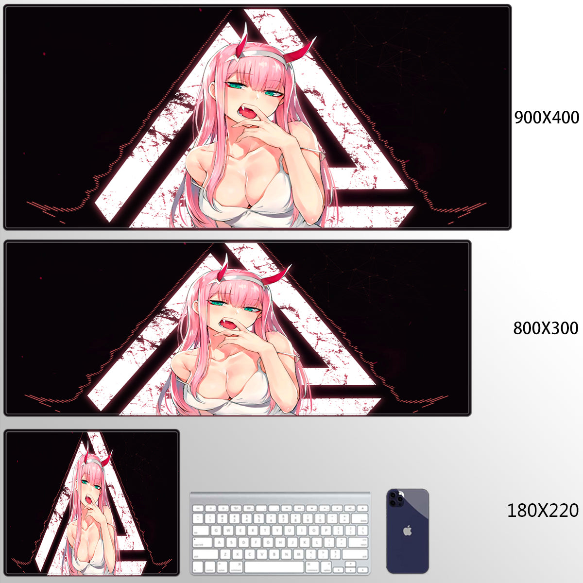 Zero Two Darling In The Franxx Anime Mouse Pad