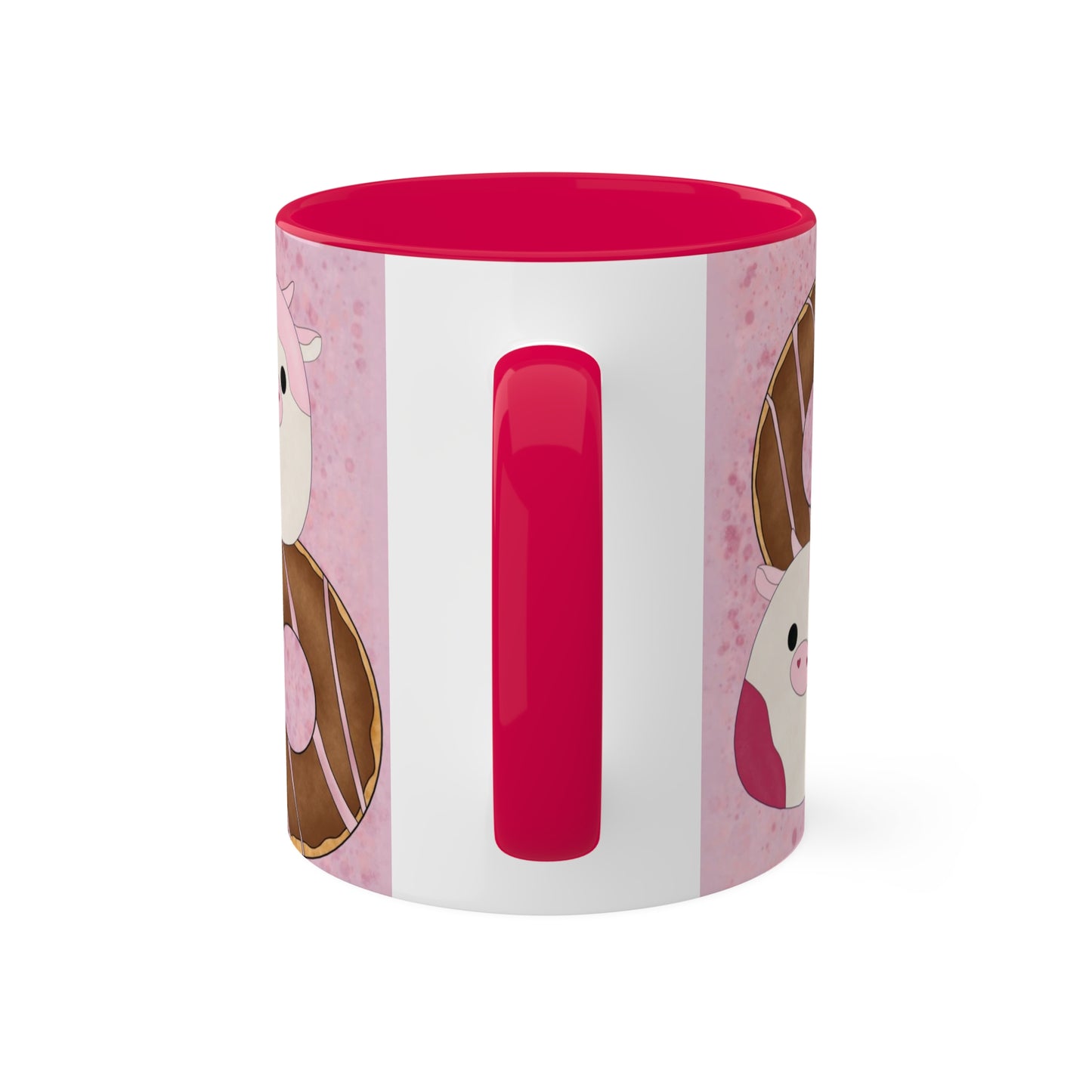 Cute Pink Cow squish inspired + Sweet Treats Mug, 11oz