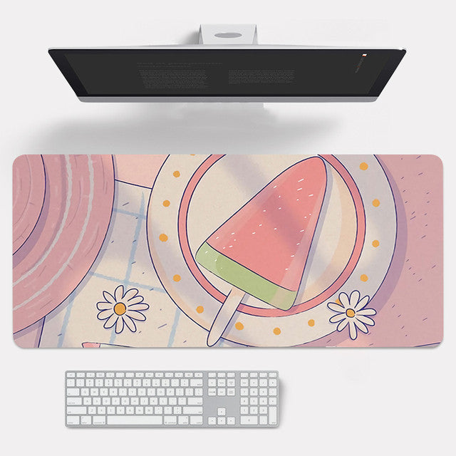 Adorable Cherry Blossom  Inspired Rubber Mouse Pad