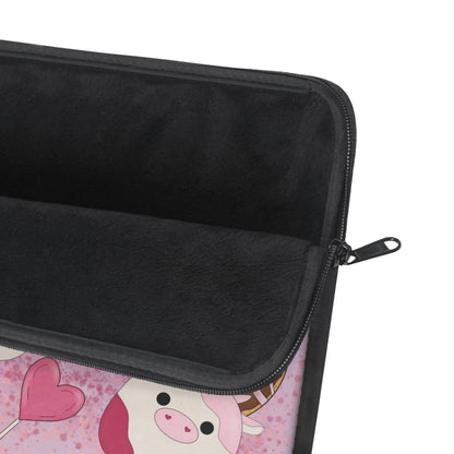 Pink Cow and Sweet Treats Squish Inspired Laptop Sleeve/Case