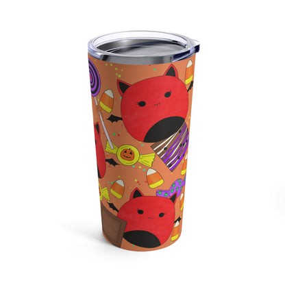 Cute Halloween Bat squish inspired+Candies (B) Tumbler 20oz