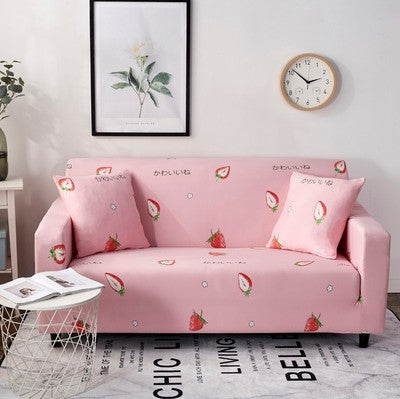 Kawaii Strawberry Sofa Cover Set