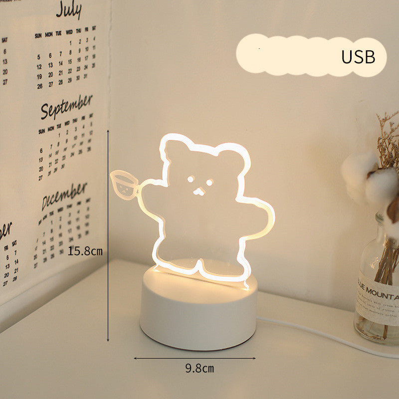 Kawaii USB Gaming/Table Top Bunny Night Light Plus Other Design Options