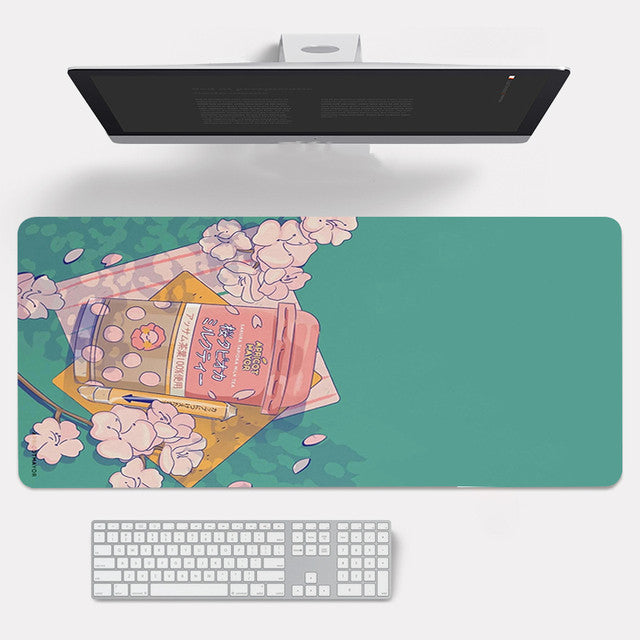 Adorable Cherry Blossom  Inspired Rubber Mouse Pad