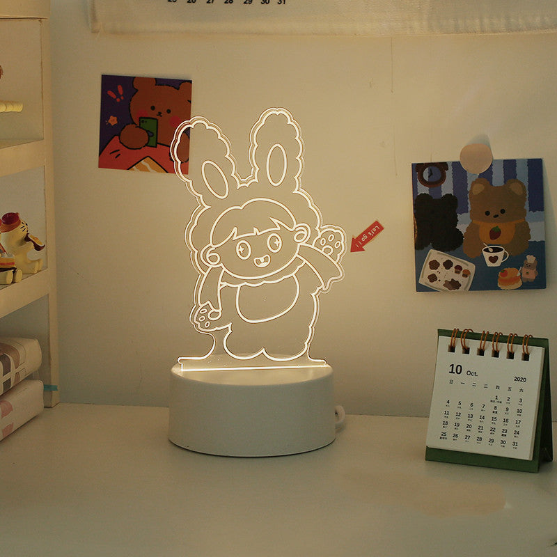 Kawaii USB Gaming/Table Top Bunny Night Light Plus Other Design Options