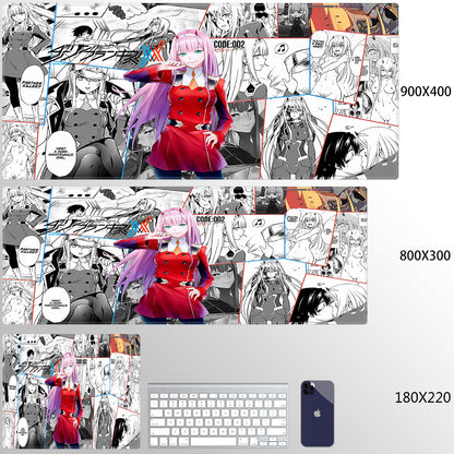 Zero Two Darling In The Franxx Anime Mouse Pad