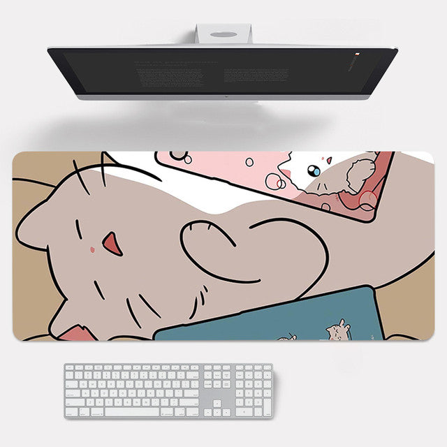 Adorable Cherry Blossom  Inspired Rubber Mouse Pad