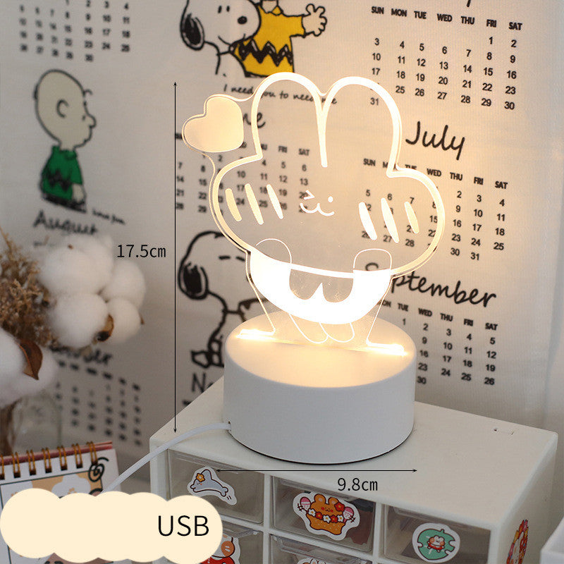 Kawaii USB Gaming/Table Top Bunny Night Light Plus Other Design Options