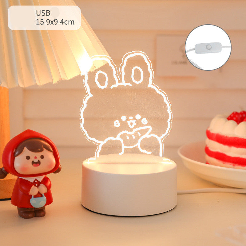 Kawaii USB Gaming/Table Top Bunny Night Light Plus Other Design Options